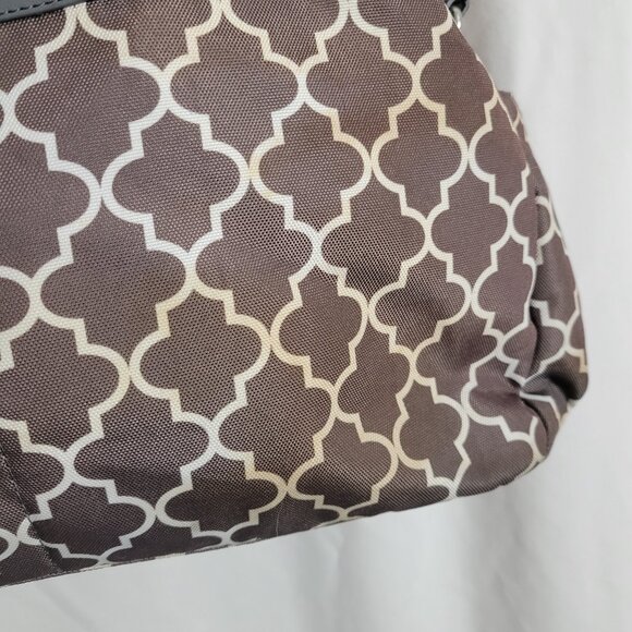 J.J. Cole Stone Arbor Satchel Diaper bag w/coin purse large tote storage - Picture 11 of 16